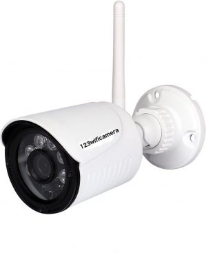 123WifiCamera - K22 - IP Camera - Full HD - 1080P - 2MP camera - WiFi en bewegingsdetectie - Bewakingscamera - Nachtzicht - Wifi - P2P - Bewakingscamera - Waterdicht Beveiligingscamera
