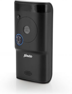 Alecto DVC-1000 Wifi deurbel met camera| Monitor je deurbel wereldwijd met gratis app | Antraciet