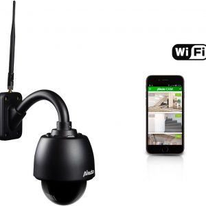 Alecto DVC-255IP Wifi outdoor camera- Monitor je camera wereldwijd met gratis app - Zwart