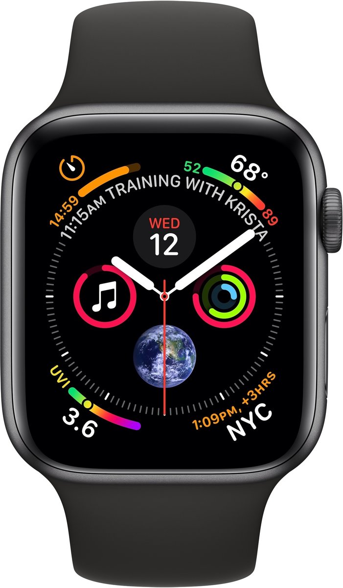 Apple Watch Series 4 - Smartwatch - Spacegrijs - 44 mm