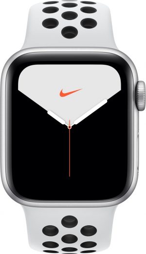 Apple Watch Series 5 Nike - Smartwatch - Zilver - 40mm