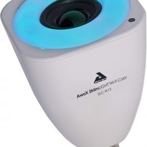 Awox Striimlight WiFi speaker met 13w LED E27 lamp -kleur