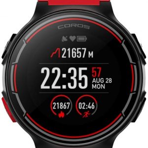 Coros Pace - Multisporthorloge - GPS - Zwart/Rood