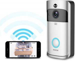 Eken V5 Video Deurbel - Inclusief 8GB SD-kaart - Zilver