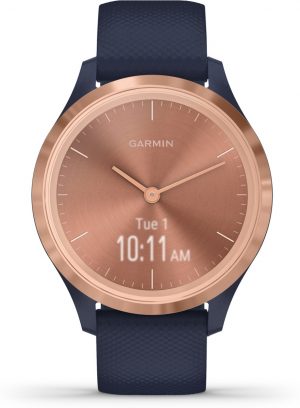 Garmin Vivomove 3S - hybride smartwatch - Goud/blauw