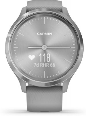 Garmin Vivomove 3S - hybride smartwatch - Silver/grijs