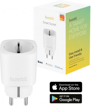Hombli Slimme Stekker - WiFi - Energiemeter via mobiele app