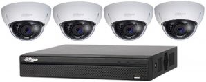 IP Camerasysteem Dahua 2 Megapixel | 4 cameras met NVR | Professionele Camerabeveiliging | Voor Binnen als Buiten