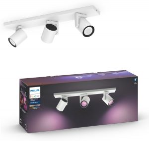 Philips Hue - Argenta - White and Color Ambiance - opbouwspot - 3 lichtpunten - wit - Bluetooth