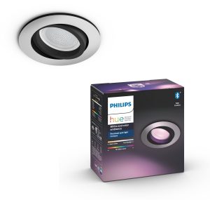 Philips Hue - Centura - White and Color Ambiance - inbouwspot - 1 lichtpunt - aluminium - rond - Bluetooth