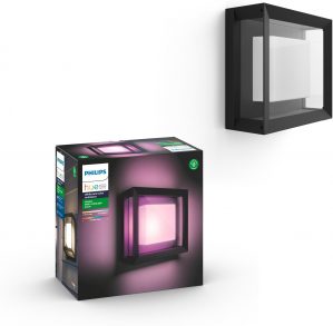 Philips Hue Econic muurlamp - wit en gekleurd licht - vierkant