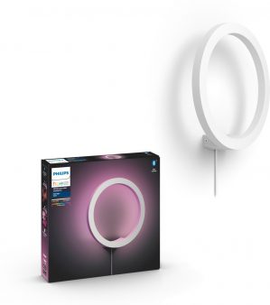 Philips Hue - Sana - White and Color Ambiance - Wandlamp - 1 Lichtpunt - wit - 1 x 1500lm - Bluetooth