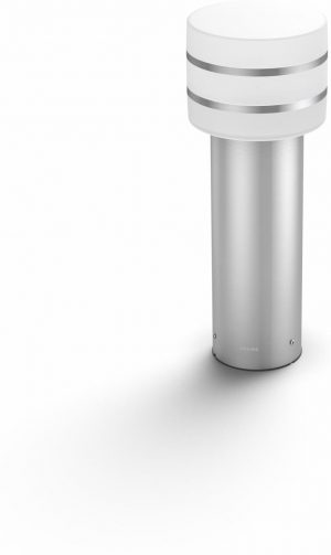 Philips Hue Tuar - Sokkellamp laag - 1 Lichtpunt - RVS - 1 x 806lm