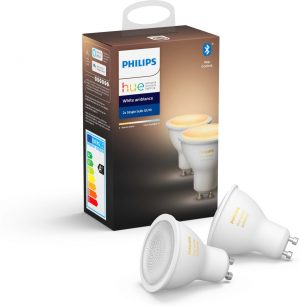 Philips Hue - White Ambiance - GU10 - duopack - Bluetooth