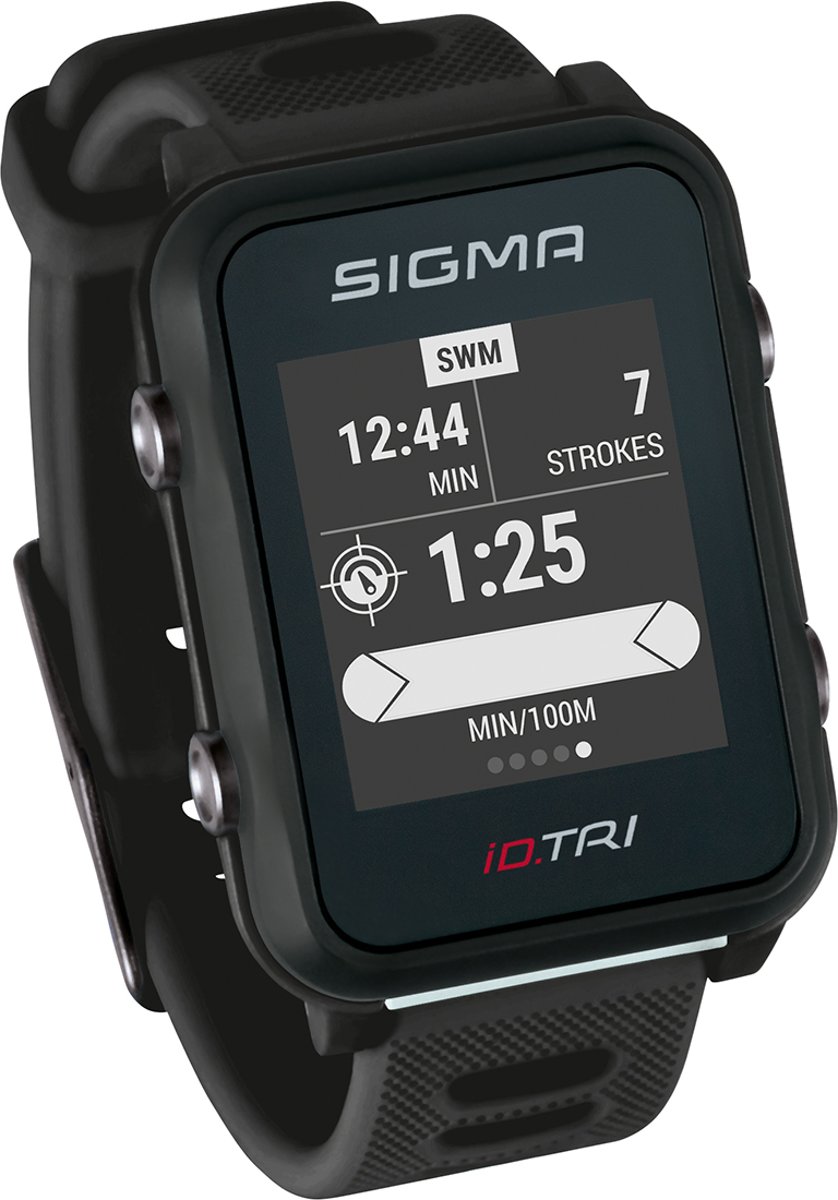 SPORTHORLOGE ID.TRI ZWART - BASIC