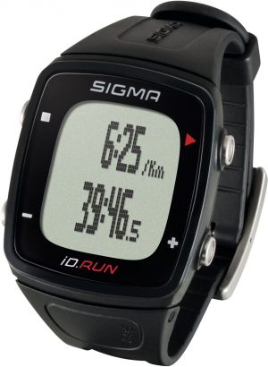 Sigma ID Run - sporthorloge - zwart