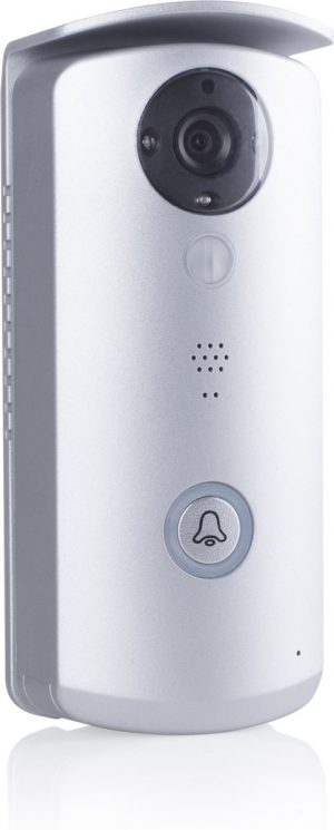 Smartwares VD40W Wifi deurbel - met camera - grijs