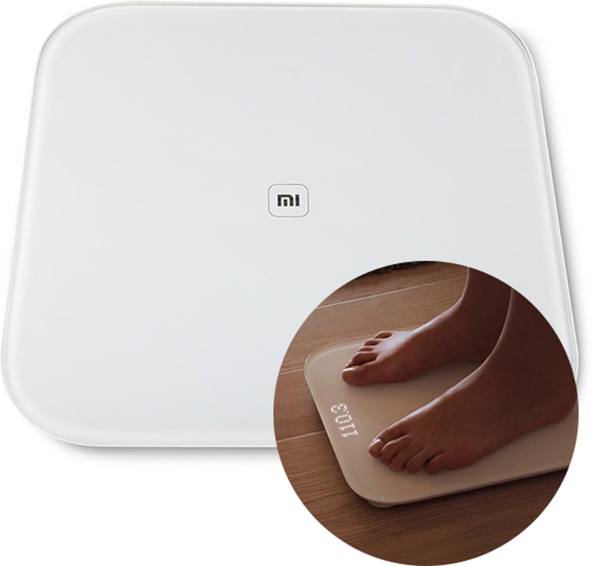 Xiaomi digitale weegschaal - Mi Smart Scale - white - Personenweegschaal