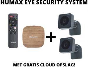 HUMAX - EYE - Cloud - Indoor - Security System - Beveiligingscamera's Set 2