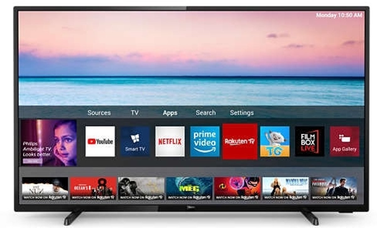 Philips 6500 series 70PUS6504/12 tv 177,8 cm (70'') 4K Ultra HD Smart TV Wi-Fi Zwart