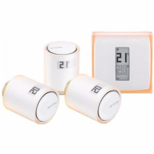 Netatmo Slimme Thermostaat & 3 Slimme Radiatorkranen