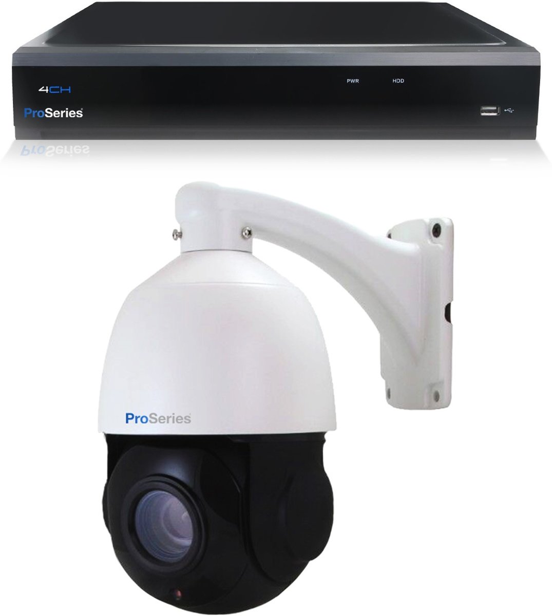 Beveiligingscamera set 1 x Sony bestuurbare PTZ Dome camera - 5MP - Draadloos