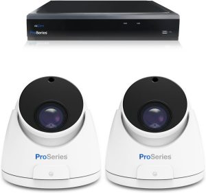 Beveiligingscamera set 2 x Sony Dome camera - 8MP 4K UHD - Draadloos