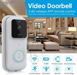 Smart WiFi Deurbel 1080P Draadloze HD Video Ring Intercom Infrarood Nachtzicht Home Security Sets