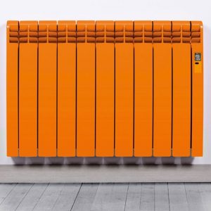 Elektrische Radiator Wifi Pastel Orange (RAL) - Smartcontrol via app - Energiebesparende functies - Laag verbruik - Realtime consumptie - 13 elementen - 1430 W - Zuinigste Radiator
