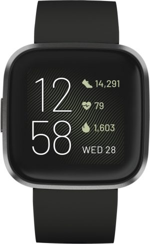 Fitbit Versa 2 - smartwatch - zwart
