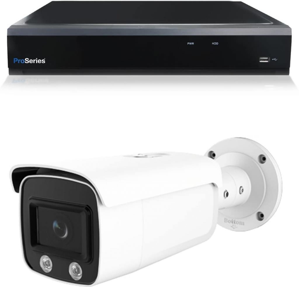 ZOSI 4K PoE Kit Caméra de Surveillance, 16CH 8MP NVR avec 4 To HDD, Détection Humaine, Alarme