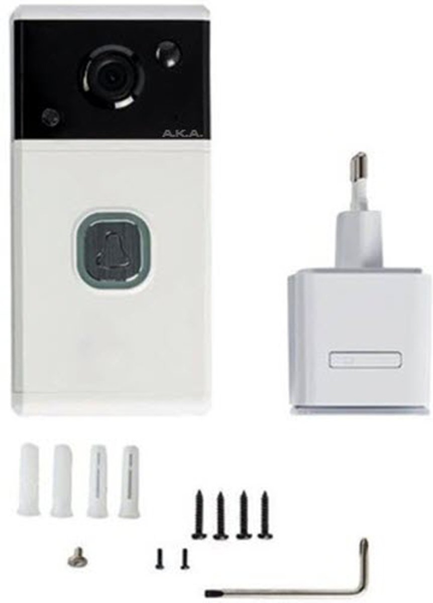 DRAADLOZE WIFI DEURBEL - SLIMME DEURBEL - HD - BEWEGINGSENSOR