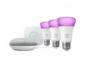 GOOGLE Nest Mini en Philips Hue starterkit