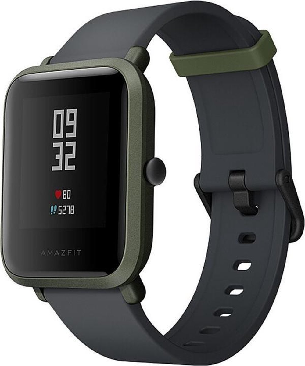 Xiaomi Huami Amazfit Bip Smartwatch met hartslag- en activiteitsmeting de hele dag door, slaapmonitoring, GPS, zeer lange batterijduur, - Groen - Smart Gear Compare