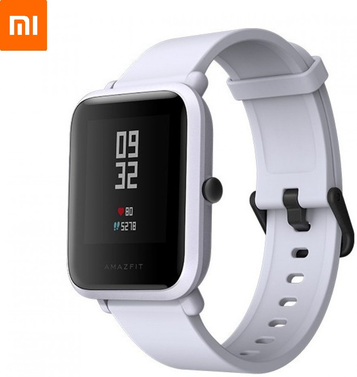 Xiaomi Huami Amazfit Bip Smartwatch met hartslag- en activiteitsmeting de hele dag door, slaapmonitoring, GPS, zeer lange batterijduur, Bluetooth - Wit
