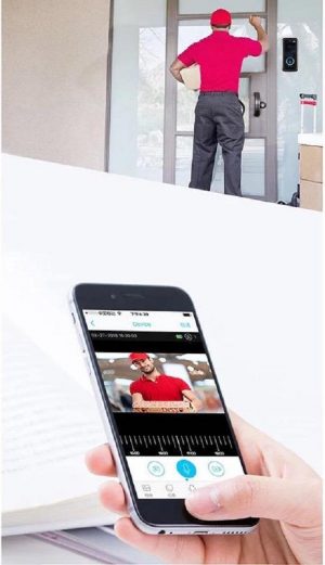 Eken V6 Smart Wifi Video Deurbel Camera Visuele Intercom Met Chime Nachtzicht Ip Deurbel Draadloze Home Security Camera