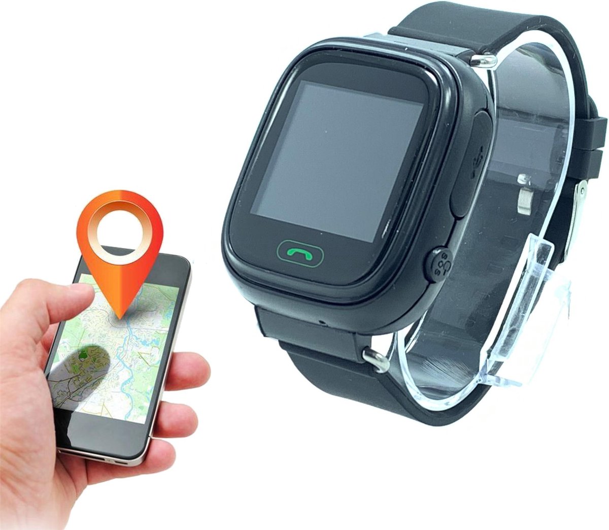 Reizende handelaar verhouding Menagerry Gps Horloge Kind Zwart | Outlet smartup.es