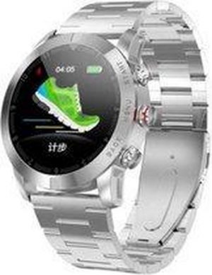 Belesy® - Executivemodel - Smartwatch heren - Zilver - Leuk Vaderdag Cadeau