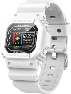 Belesy® Smartwatch Protection - 0,96" TFT Kleurenscherm - Wit - ECG+PPG - Kunststof - Siliconen - Leuk Vaderdag Cadeau