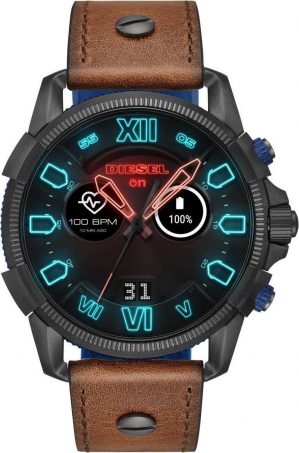 Diesel On Full Guard 2.5 Gen 4 DZT2009 - Smartwatch - Blauw/Gunmetal