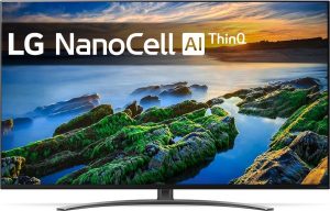 LG NanoCell NANO86 55NANO866NA.API tv 139,7 cm (55'') 4K Ultra HD Smart TV Wi-Fi Zwart, Roestvrijstaal