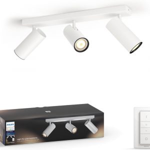 Philips Hue Buratto opbouwspot - White Ambiance - 3-lichts - wit