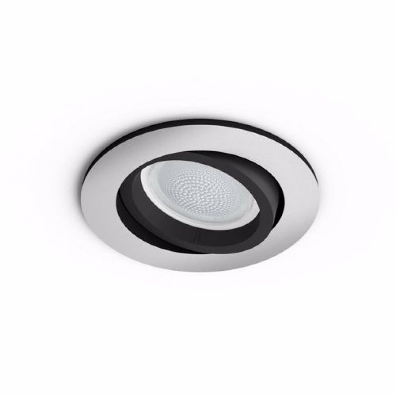 Philips Hue Centura Inbouwspot 3-Pack - Wit en Gekleurd Licht - Duurzame LED Plafondspots - Dimbaar - Verbind met Hue Bluetooth of Bridge - Werkt met Alexa en Google Home - Rond Philips Hue Centura Inbouwspot 3-Pack - Wit en Gekleurd Licht - Duurzame LED Plafondspots - Dimbaar - Verbind met Hue Bluetooth of Bridge - Werkt met Alexa en Google Home - Rond