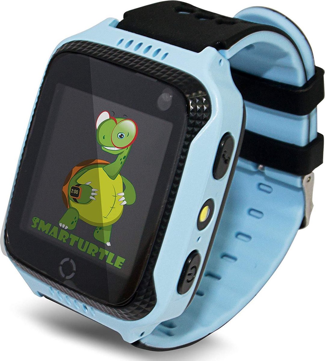 Kinder GPS Horloge Blauw Smartwatch Flashlight Inclusief Track