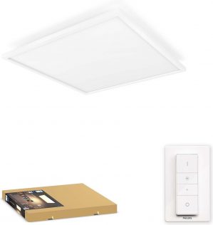 Philips Hue Aurelle plafondlamp - warm tot koelwit licht - vierkant - groot