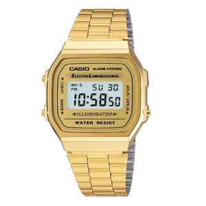 Casio Collection A168WG-9EF - Horloge - Staal - Goudkleurig - Ø 36.3 mm