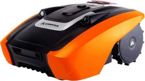 Enjoij Robotmaaier - Bediening via App - Yard Force Compact Robotmaaiers - Amiro 350i - Elektrische Grasmaaiers - Zwart/Oranje