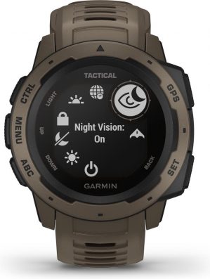 Garmin Instinct Tactical Chrono Smartwatch - Bruin
