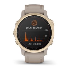 Garmin fenix 6S Pro Solar Chrono Smartwatch - Beige