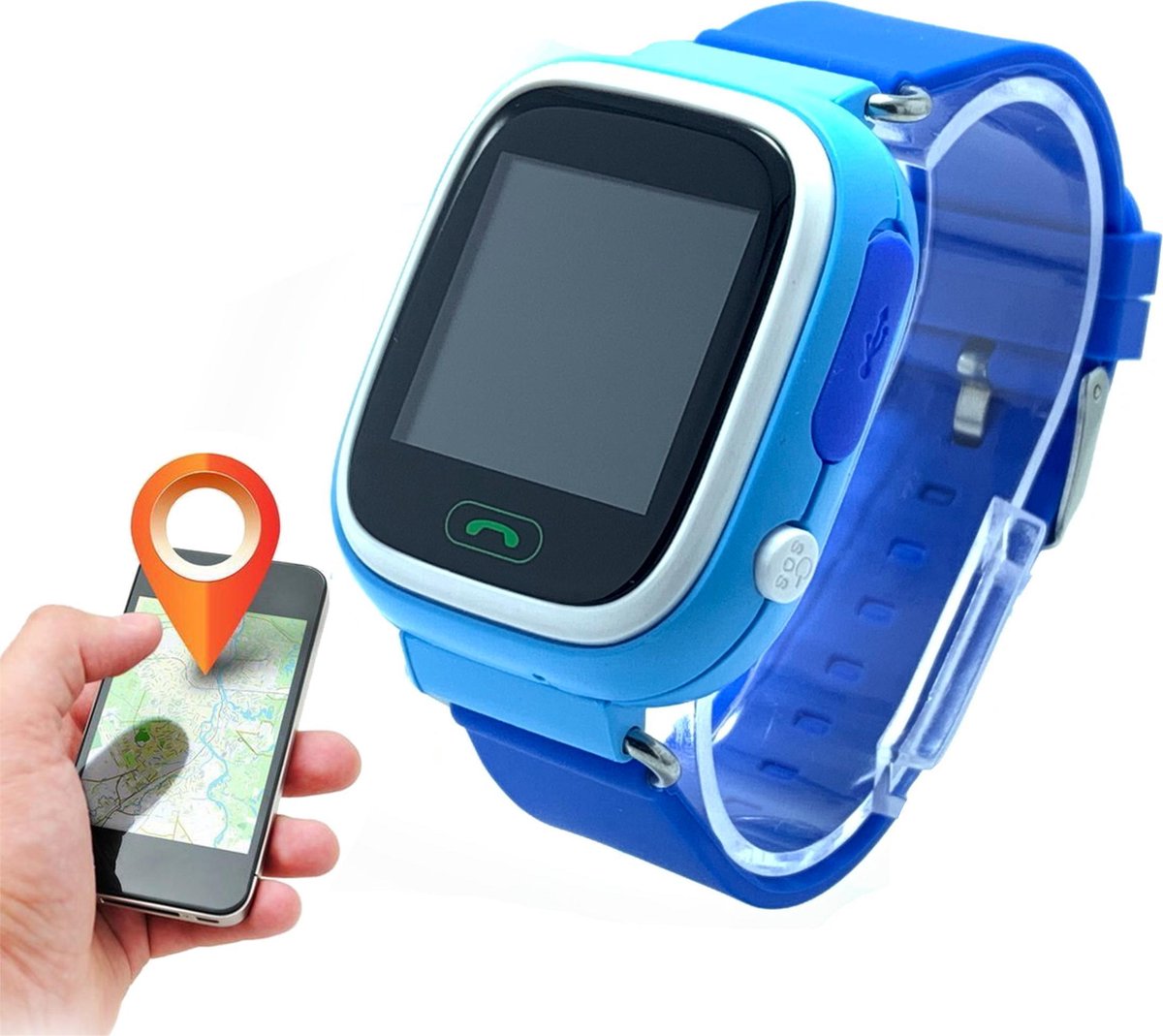 auteur nemen Open Gps Telefoon Horloge Kind | Outlet diegolaballos.com